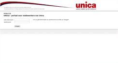 Desktop Screenshot of home.unica.nl
