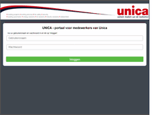 Tablet Screenshot of home.unica.nl