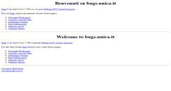 Desktop Screenshot of bugs.unica.it