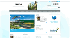 Desktop Screenshot of english.unica.com.br