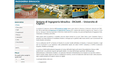 Desktop Screenshot of idra.unica.it